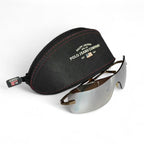 Vintage 90's Polo Jeans Soul Rimless Shield Reflective Tortoise Shell Sunglasses