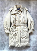 1990's Polo Ralph Lauren Double Breasted Goose Down Belted Commander Trench Coat