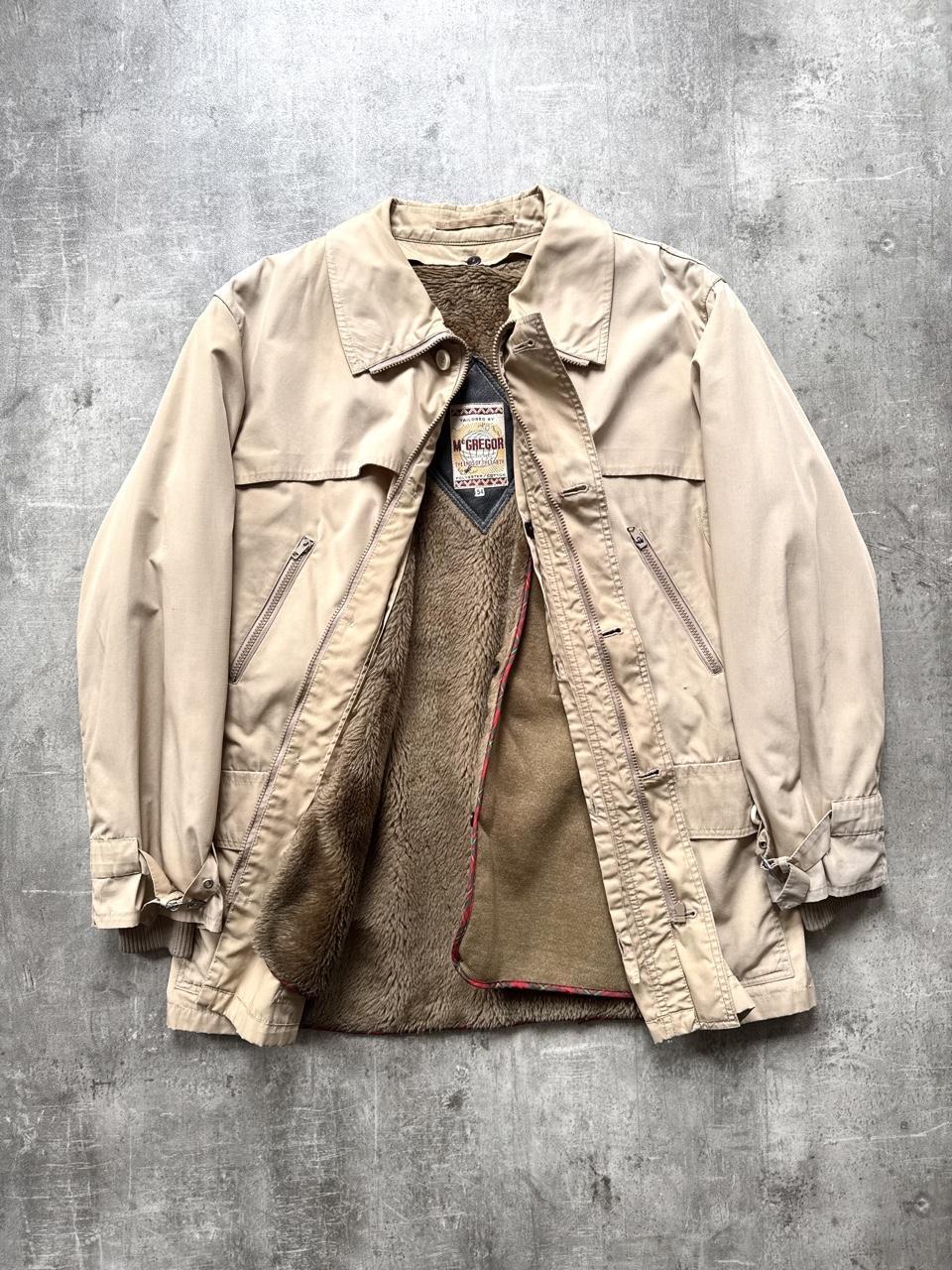 Vintage 1970’s McGregor Pile Fleece Utility Hiking Walking Jacket.