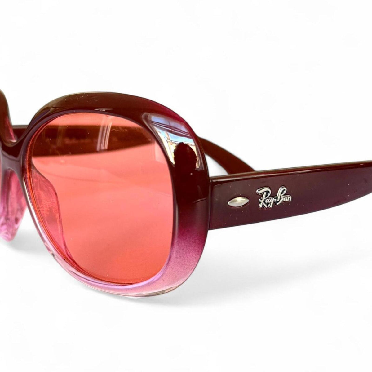 Vintage 2000’s Ray Ban 4038 Oversized Gradient Round Tinted Sunglasses.
