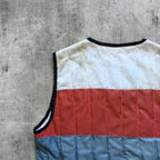 Vintage 1980's Musto Quilted Colourblock Technical Sailing Vest.