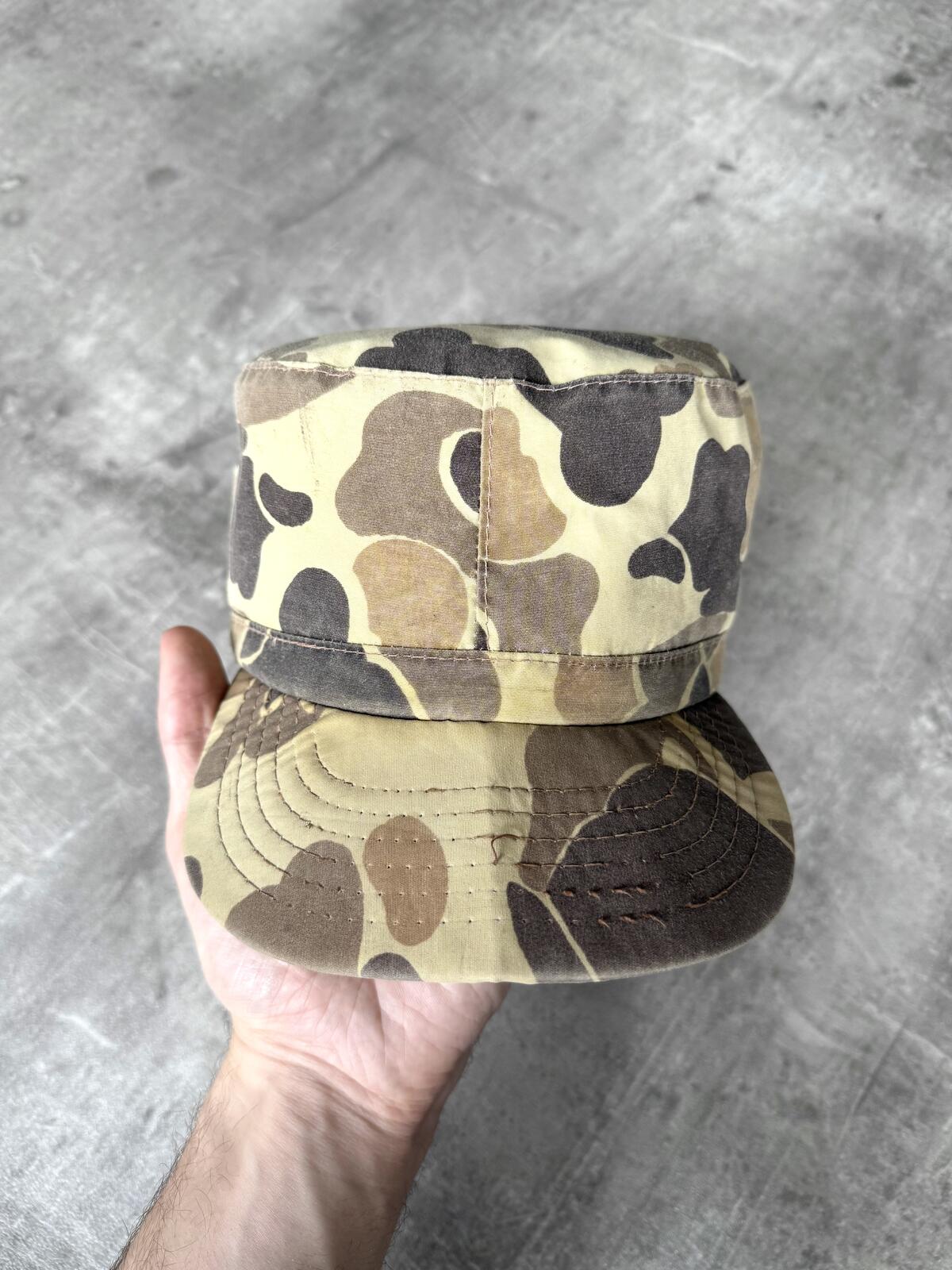 Vintage 1990’s Fieldline USA Duck Camo Canvas Goretex Sporting Cap.