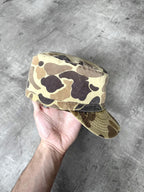 Vintage 1990’s Fieldline USA Duck Camo Canvas Goretex Sporting Cap.