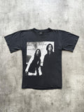 1995 Jimmy Paige & Robert Plant No Quarter Tour Led Zeppelin Faded Graphic Tee.
