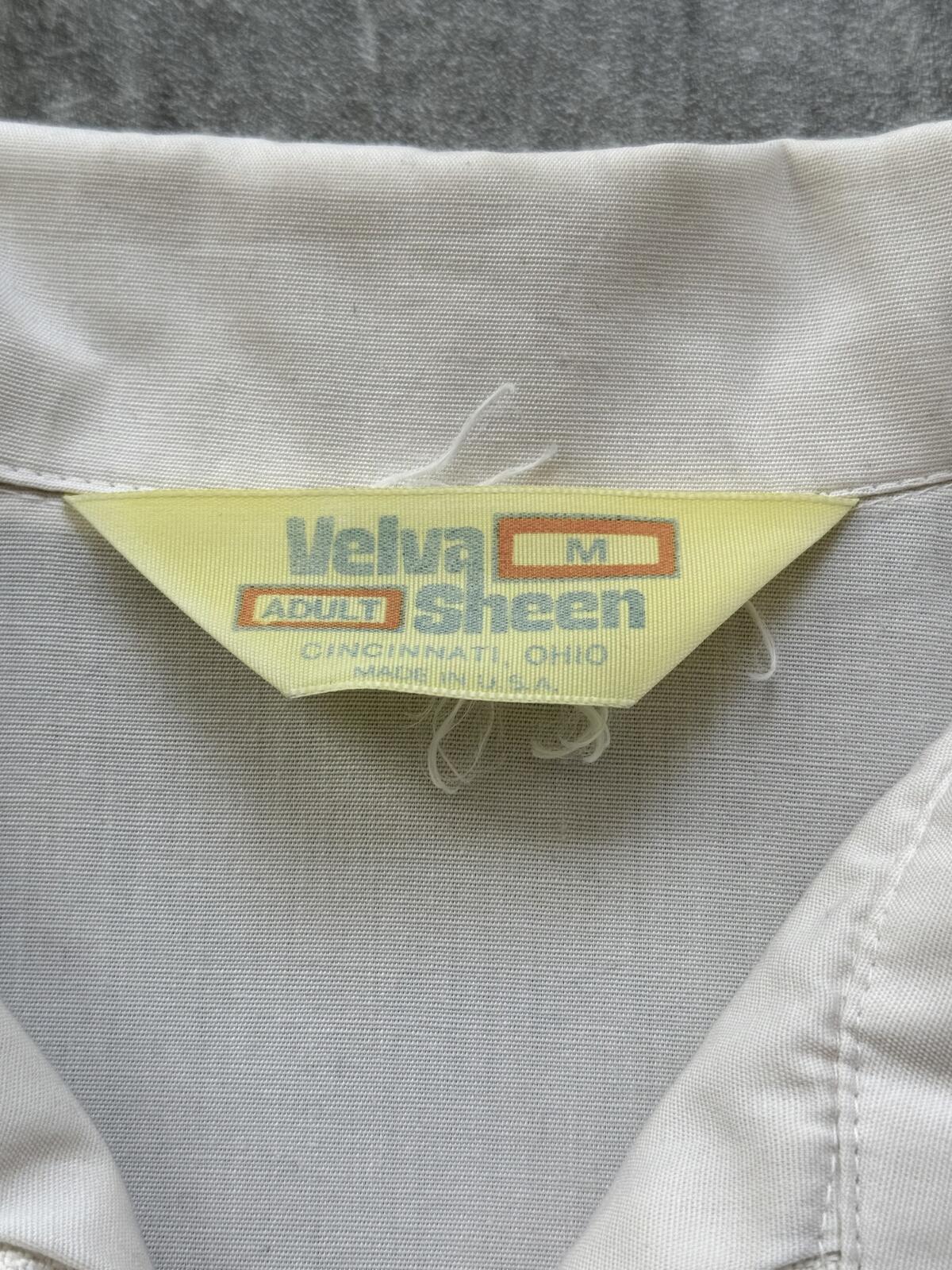 Vintage 1970's Velva Sheen Pride Zipper Lightweight Cropped Summer Blouson.