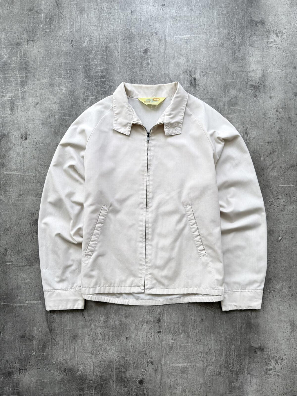 Vintage 1970's Velva Sheen Pride Zipper Lightweight Cropped Summer Blouson.