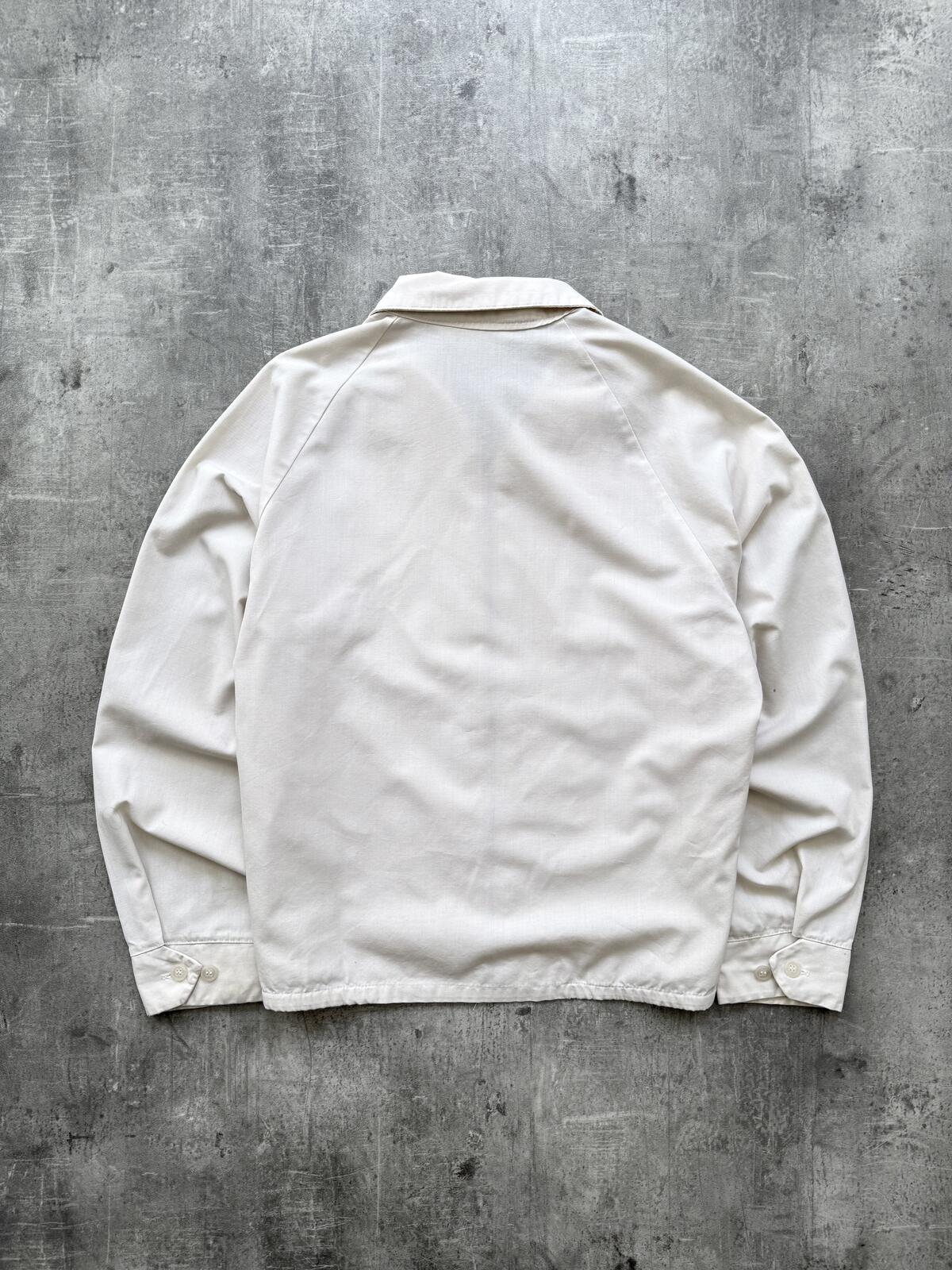 Vintage 1970's Velva Sheen Pride Zipper Lightweight Cropped Summer Blouson.