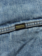 Vintage 1970’s Maverick USA Pile Fleece Lined Sanforised Denim Button Down Vest.