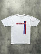 Vintage 1990's Lambretta Oversized Spellout Mod Graphic Tee.