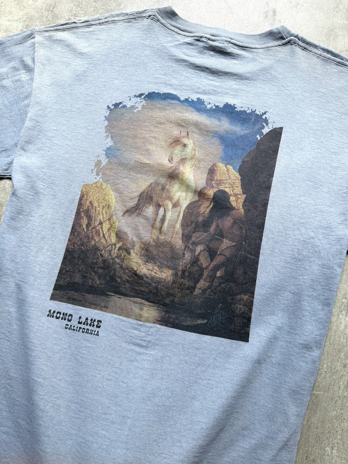 Vintage 1990’s ‘To Catch A Wind’ Hermon Adams Single Stitch Graphic Tee.