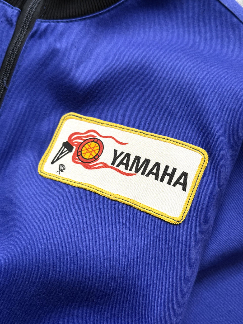 Vintage 1960's Yamaha Japan Aero Zip Cropped Motorcycle Work Bomber Blouson.