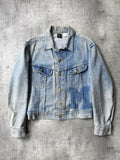Vintage Late 1960s Lee US Union Made Sanfor Faded College Denim Rider Blouson