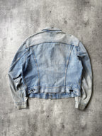 Vintage Late 1960s Lee US Union Made Sanfor Faded College Denim Rider Blouson