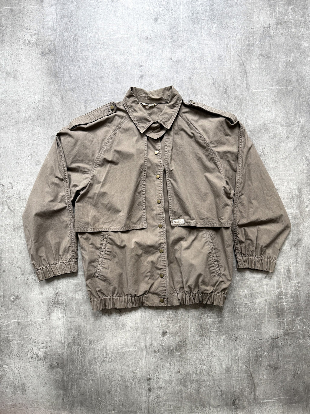 Vintage 1980’s Sands Storm Flap Military  Cotton Utility Blouson.