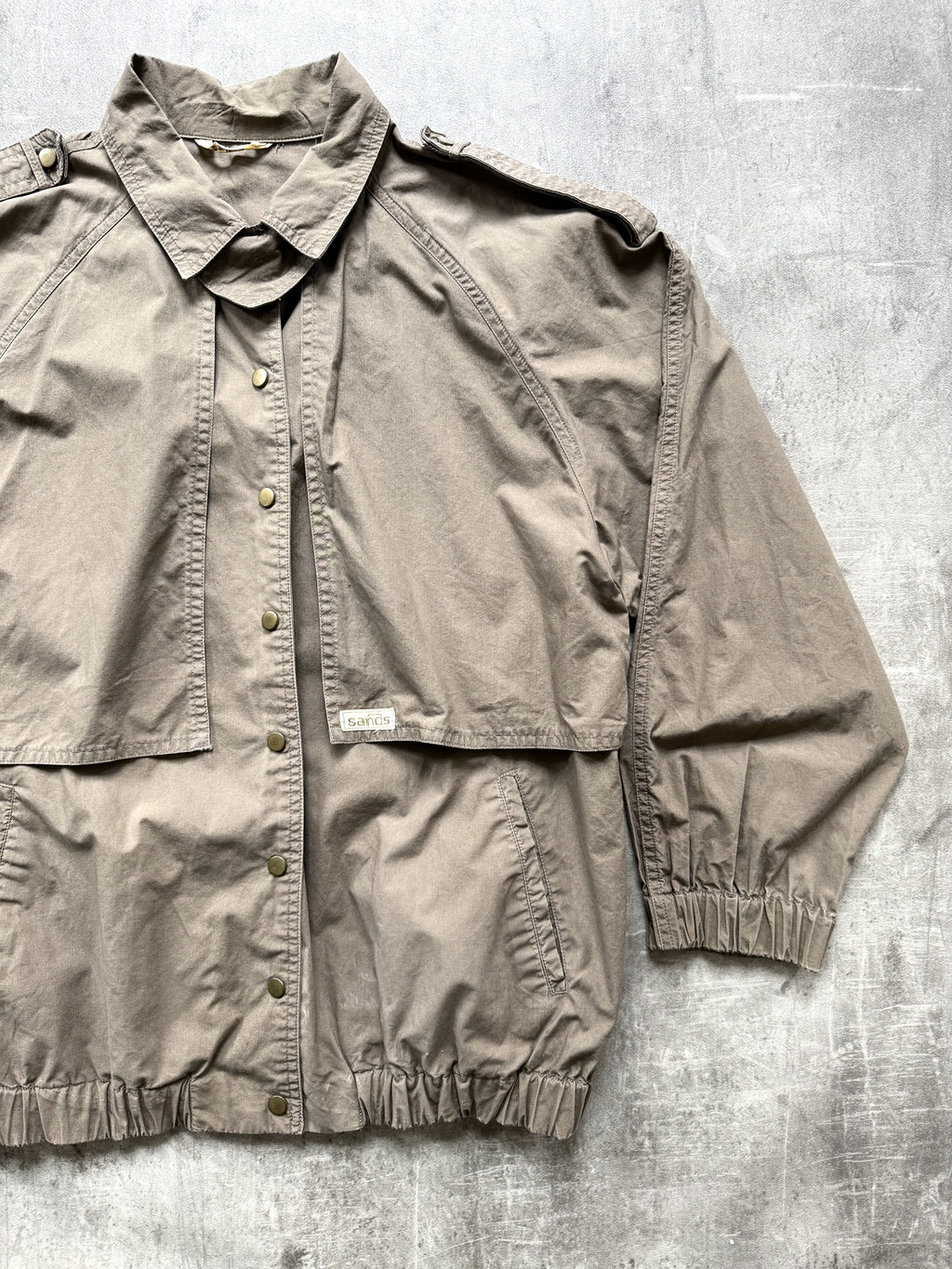 Vintage 1980’s Sands Storm Flap Military  Cotton Utility Blouson.