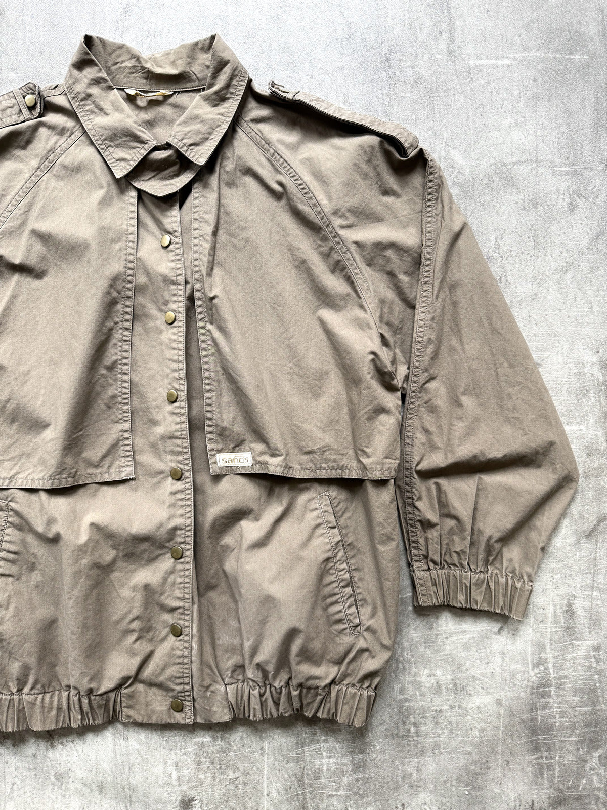 Vintage 1980’s Sands Storm Flap Military  Cotton Utility Blouson.