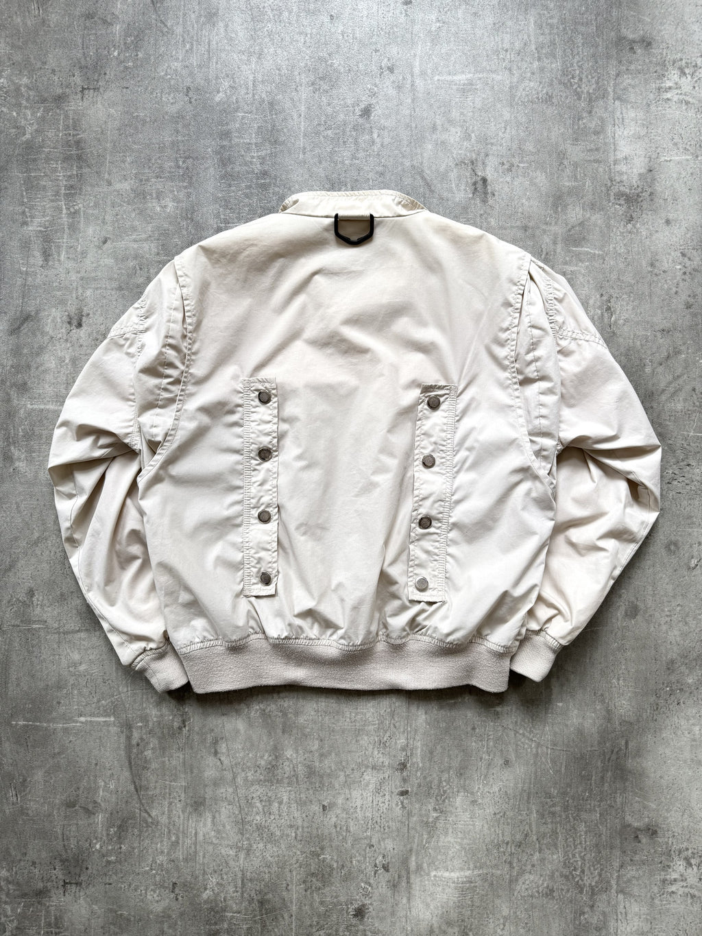 Vintage 1990’s Liberto M-A2 Style Cropped Boxy Summer Utility Bomber Jacket.