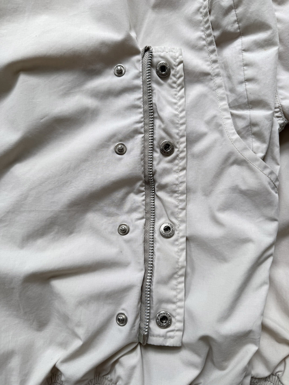 Vintage 1990’s Liberto M-A2 Style Cropped Boxy Summer Utility Bomber Jacket.