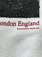 Vintage 1990 Sherlock Holmes Illustrated Raglan American Made Graphic Sweatshirt