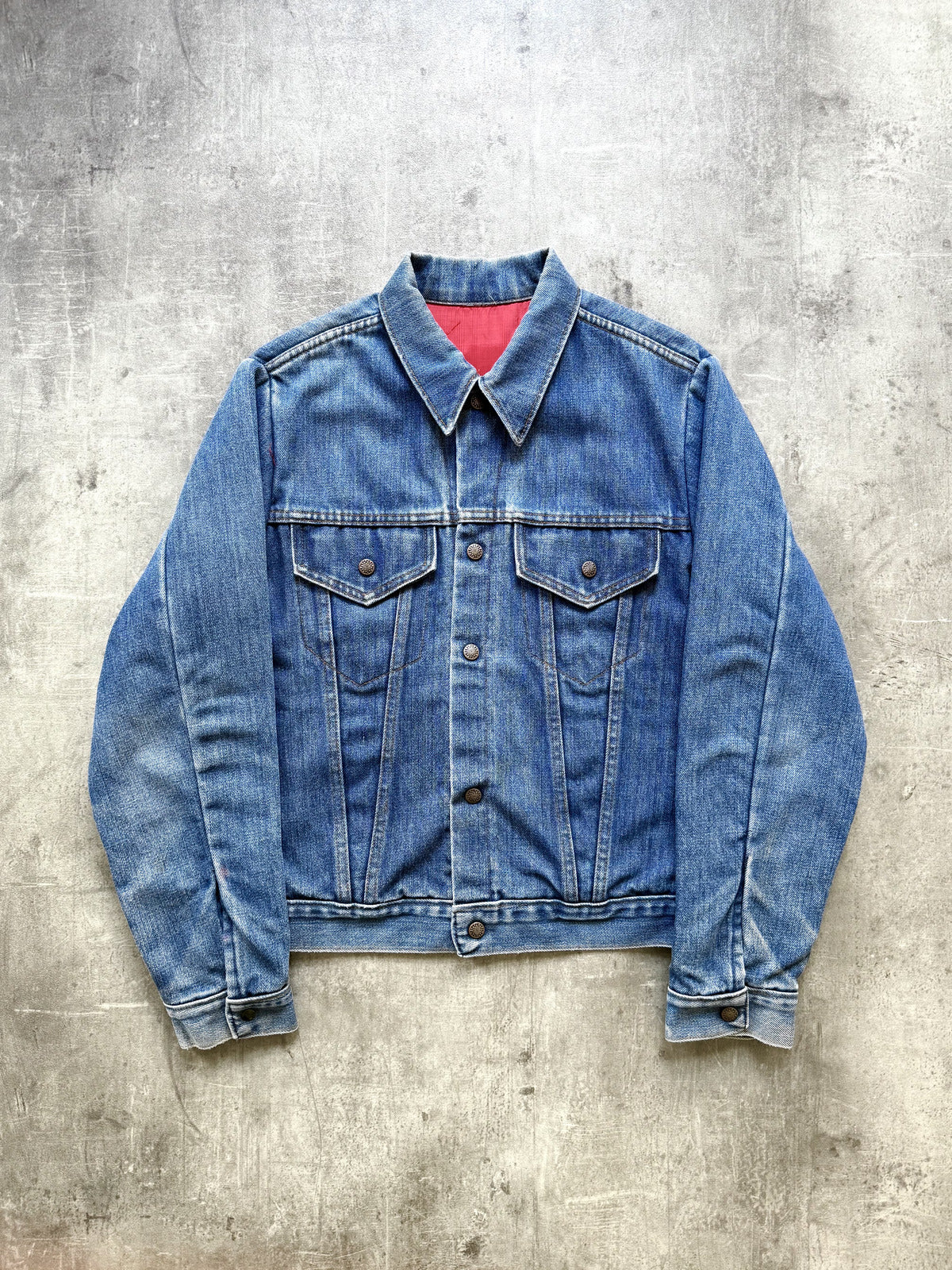 Vintage 1970’s American Cropped Denim Faded Western Type III Rider Blouson.