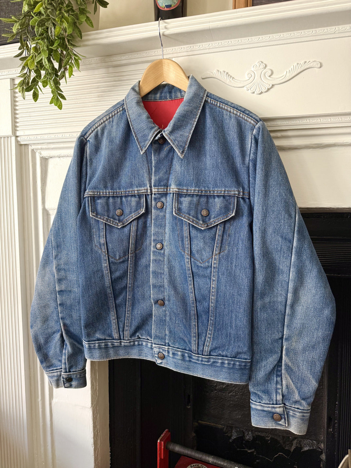 Vintage 1970’s American Cropped Denim Faded Western Type III Rider Blouson.