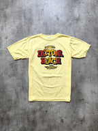 Vintage 1970's American Daytona Beach Florida Single Stitch Yellow Graphic Tee.
