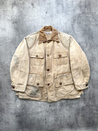 Vintage 1950’s Canadian Rice Sportswear Faded Duck Canvas Field Coat.