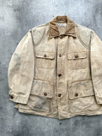 Vintage 1950’s Canadian Rice Sportswear Faded Duck Canvas Field Coat.