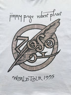 1995 Jimmy Paige & Robert Plant World Tour Led Zeppelin Cropped Graphic Vest.
