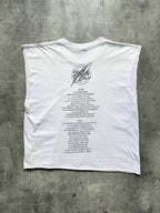1995 Jimmy Paige & Robert Plant World Tour Led Zeppelin Cropped Graphic Vest.