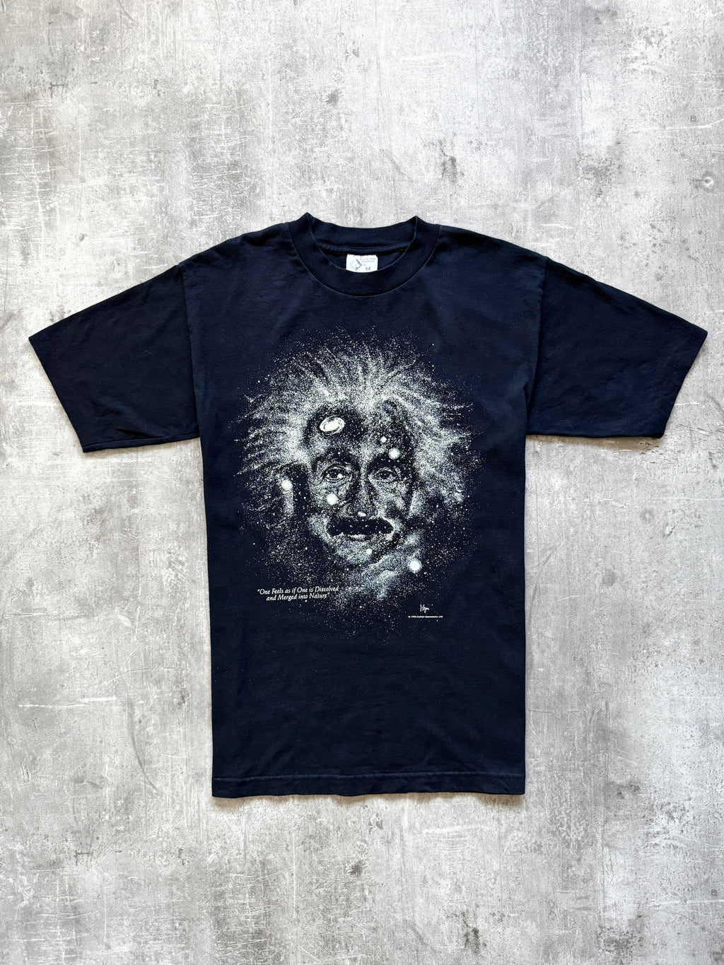 Vintage 1993 Einstein Universe Portrait Single Stitch Graphic Tee.