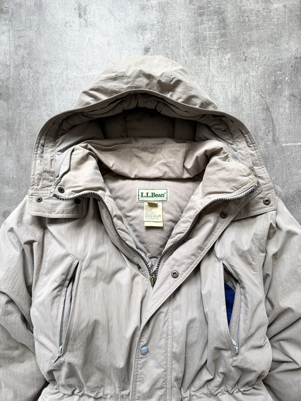 Vintage 1990’s L.L.Bean Arctic Down Quilt Mountaineering Smock Parka.