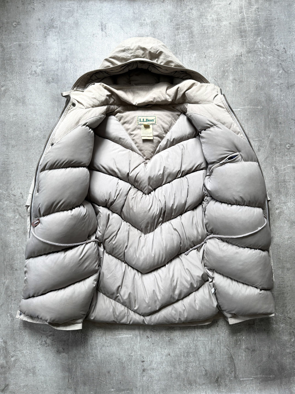 Vintage 1990’s L.L.Bean Arctic Down Quilt Mountaineering Smock Parka.