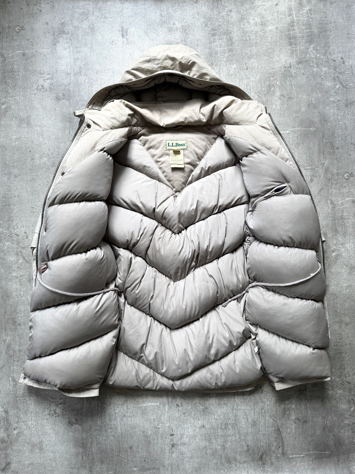 Vintage 1990’s L.L.Bean Arctic Down Quilt Mountaineering Smock Parka.