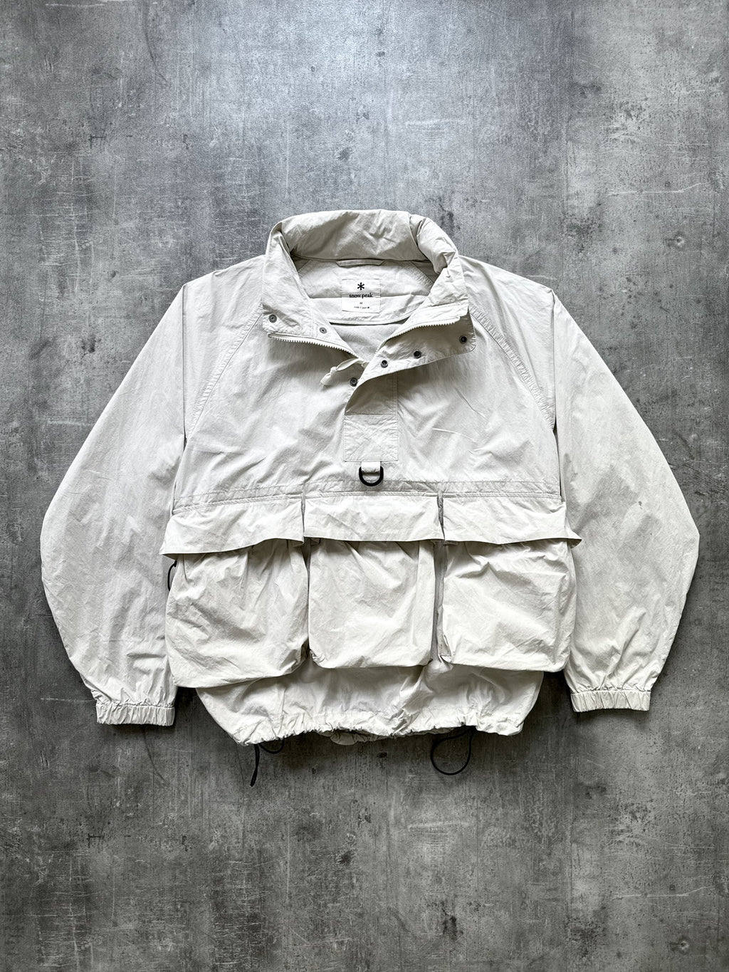 Rare Snow Peak Japan Indigo C/N Pullover Utility Smock.