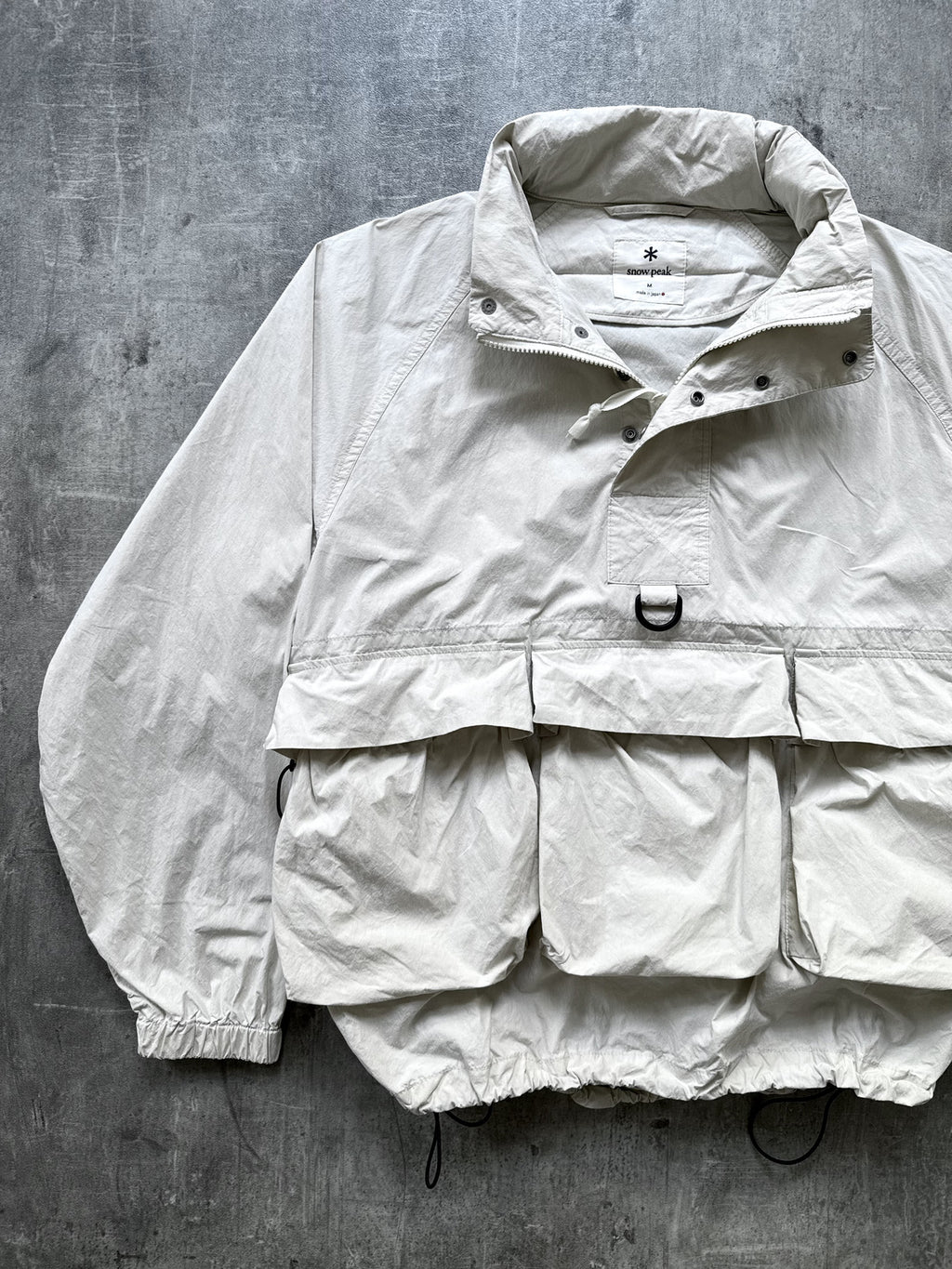Rare Snow Peak Japan Indigo C/N Pullover Utility Smock.