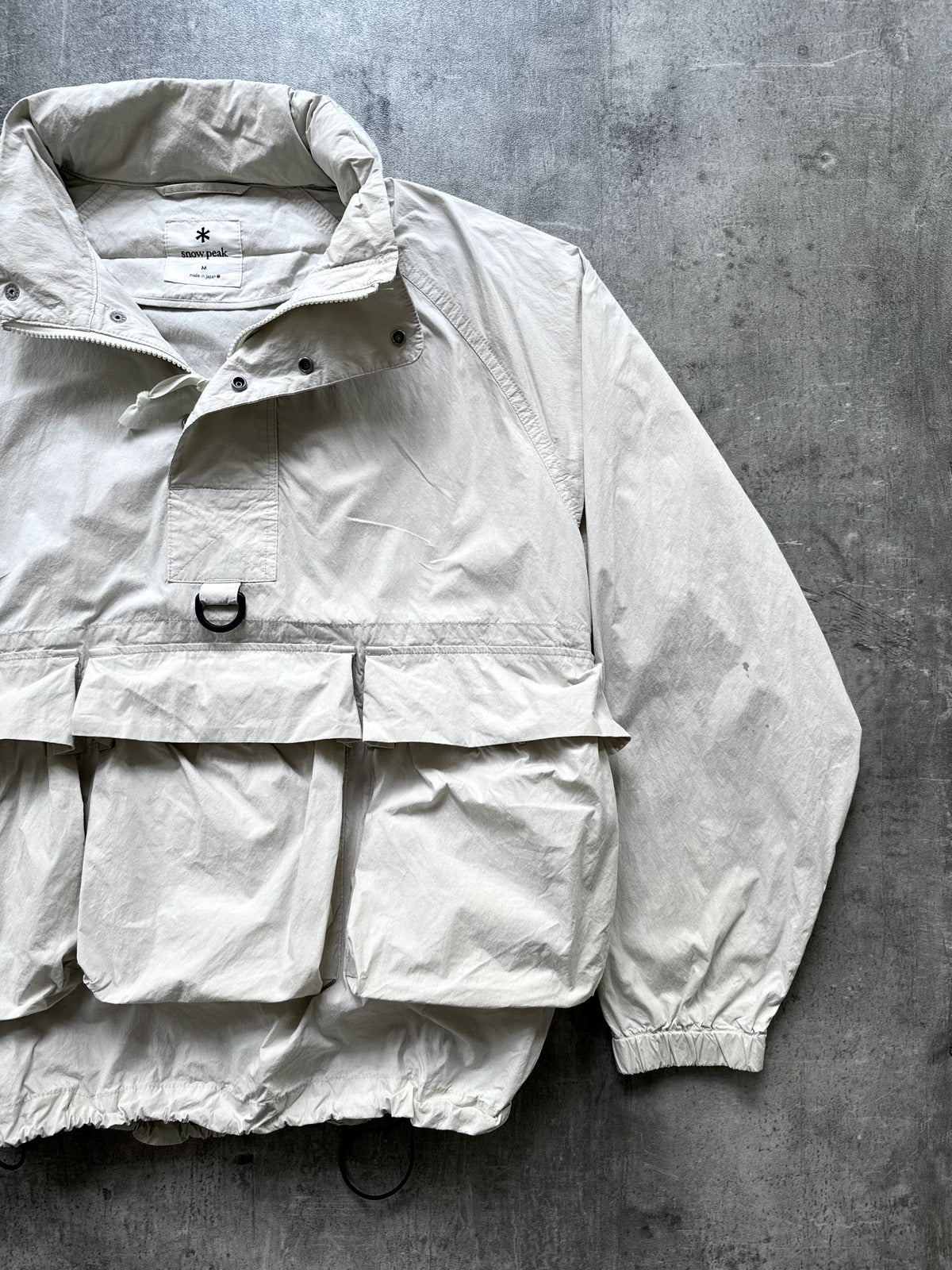 Rare Snow Peak Japan Indigo C/N Pullover Utility Smock.