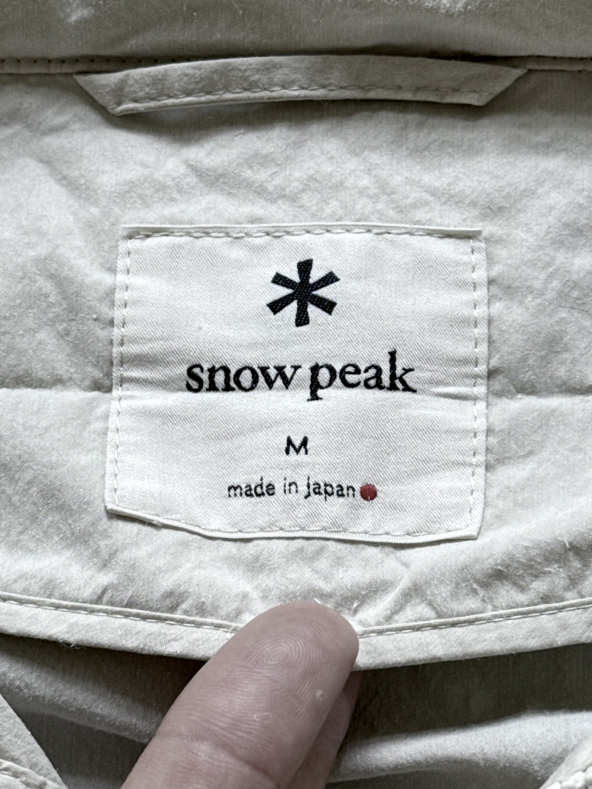 Rare Snow Peak Japan Indigo C/N Pullover Utility Smock.