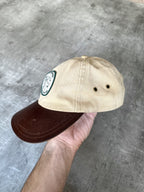 Aime Leon Dore Woolrich Leather Brim Canvas Wading Strapback Cap.