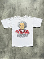 Vintage 1990’s Einstein Portrait Novelty Single Stitch Graphic Tee.