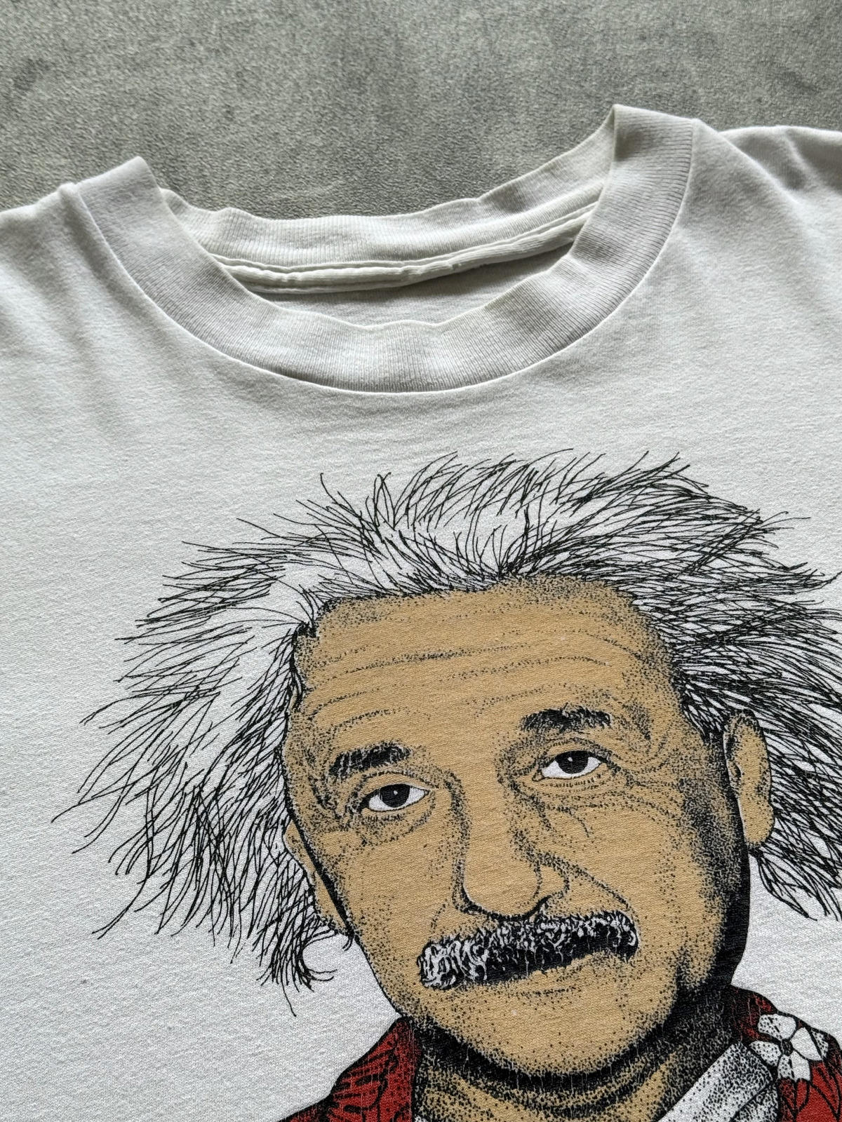 Vintage 1990’s Einstein Portrait Novelty Single Stitch Graphic Tee.