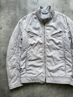 Vintage 2000’s Boss Orange Contrast Stitch Technical Moto Racer Jacket.