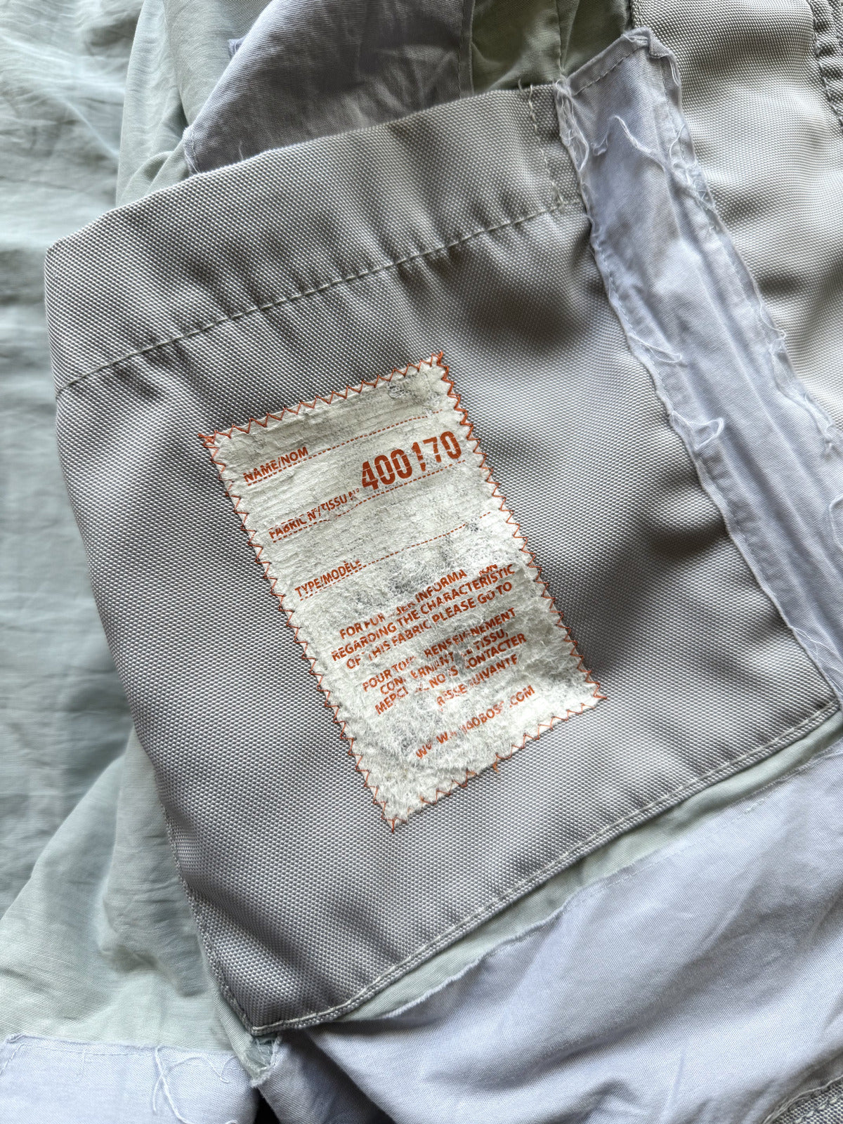 Vintage 2000’s Boss Orange Contrast Stitch Technical Moto Racer Jacket.
