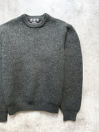 Vintage Barbour Tyne British Wool Chunky Fisherman Knit Crewneck Jumper