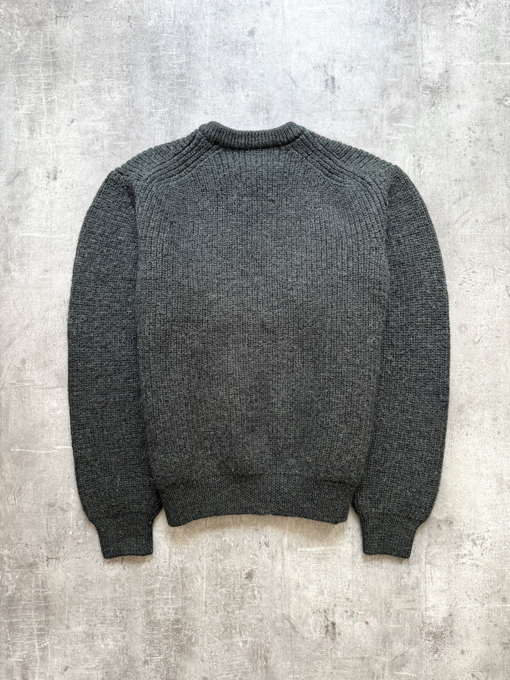 Vintage Barbour Tyne British Wool Chunky Fisherman Knit Crewneck Jumper