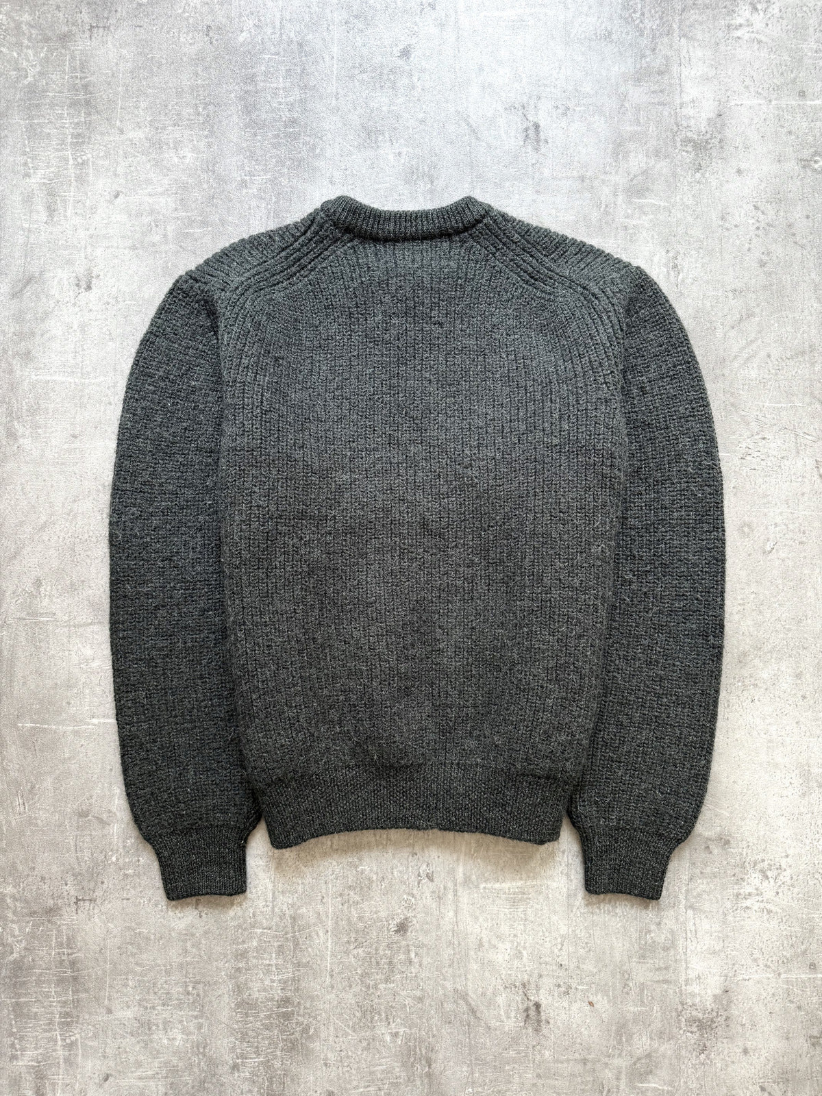 Vintage Barbour Tyne British Wool Chunky Fisherman Knit Crewneck Jumper