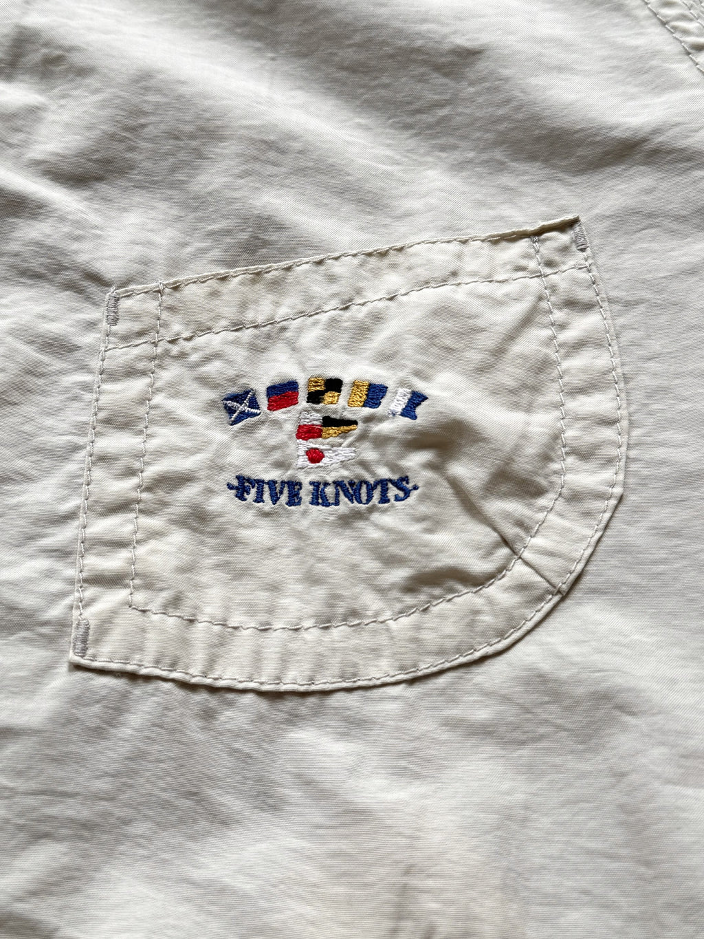 Vintage 1980's Melka Five Knots Structured Sailing Boxy Fit Bomber Jacket.