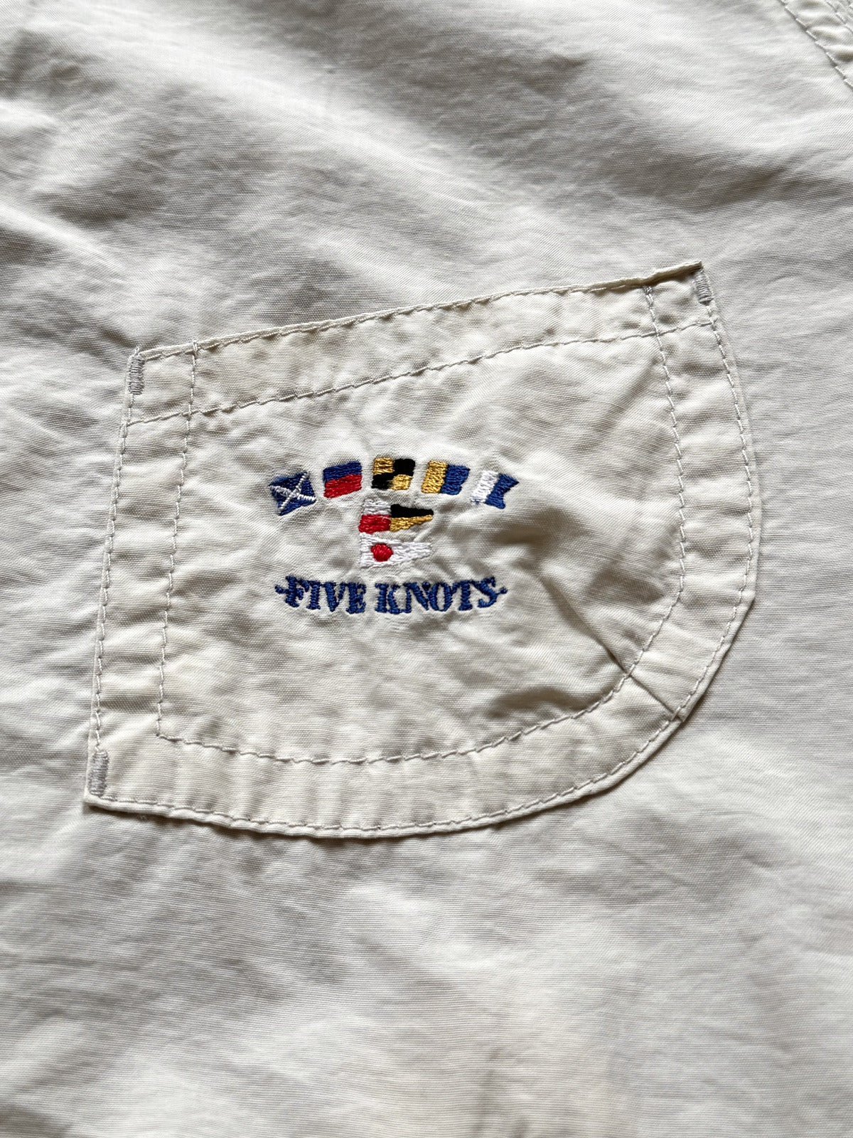 Vintage 1980's Melka Five Knots Structured Sailing Boxy Fit Bomber Jacket.