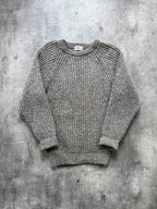 Vintage 1970's Kilspindie Dunn & Co Chunky Knit Scottish Wool Fisherman Sweater.