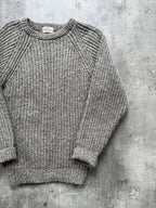 Vintage 1970's Kilspindie Dunn & Co Chunky Knit Scottish Wool Fisherman Sweater.